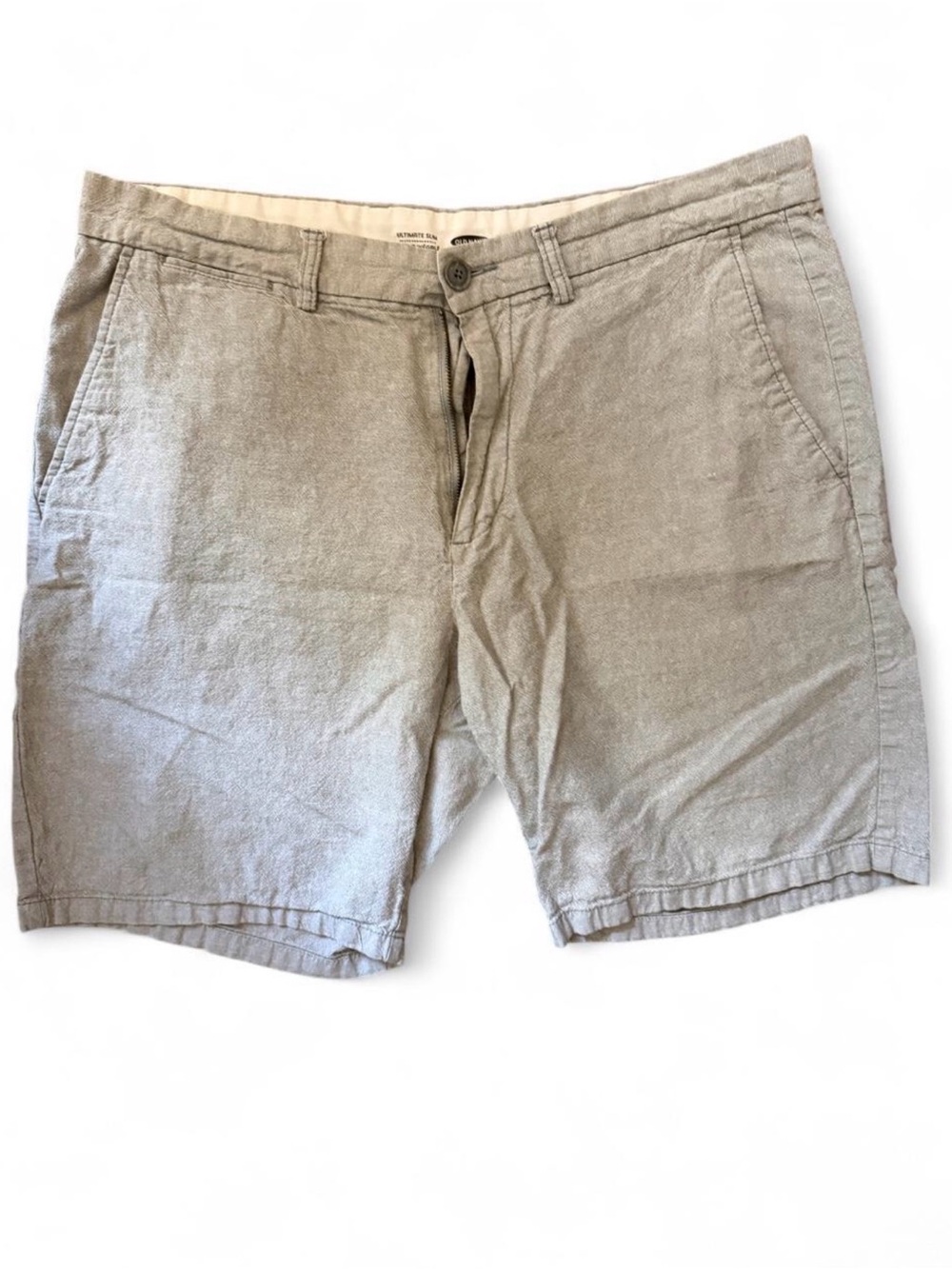 Old Navy Men’s Ultimate Slim Chino Shorts Size 36 Gray